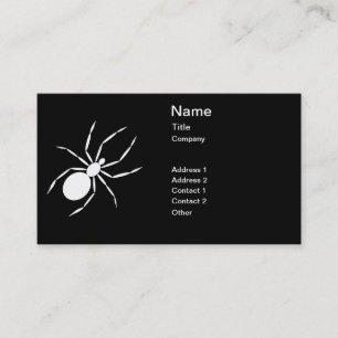 Carte De Visite Graphique d'une araignée