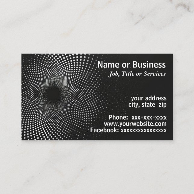 Carte De Visite Graphique technique moderne (Devant)