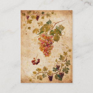 Carte De Visite Grappes vintages