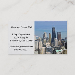 Carte De Visite gratte-ciel de Chicago