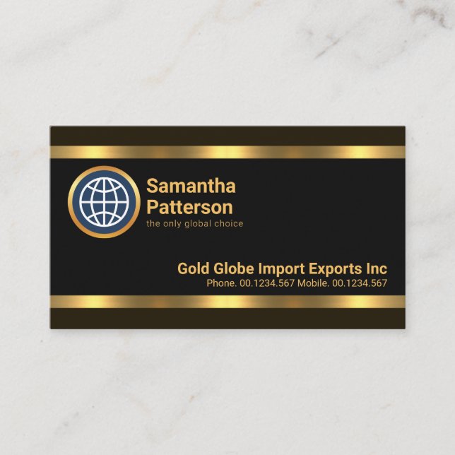 Carte De Visite Grattez Gold Lines Vente Marketing (Devant)