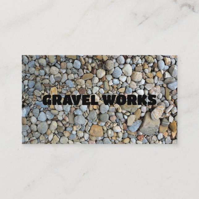 CARTE DE VISITE GRAVEL (Devant)