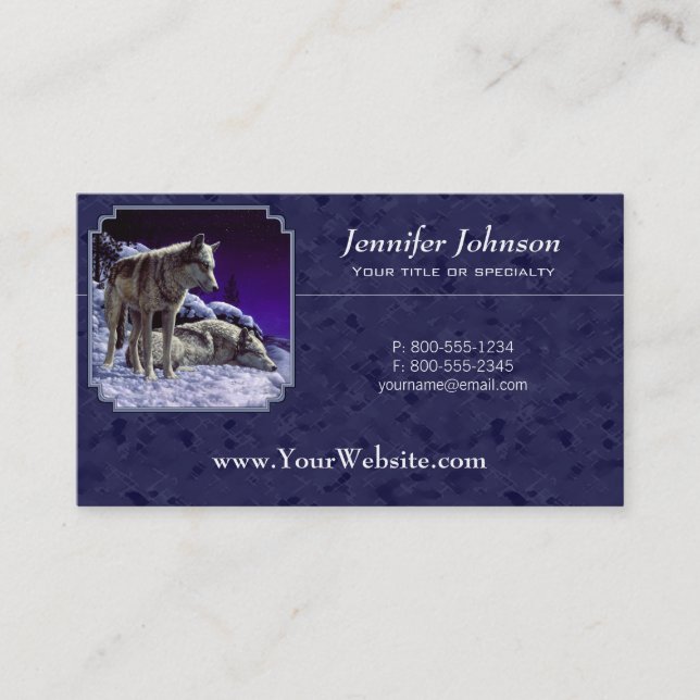 Carte De Visite Gray Wolves (Devant)