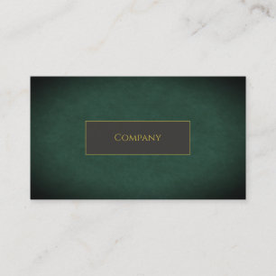 Carte de visite Green Faux