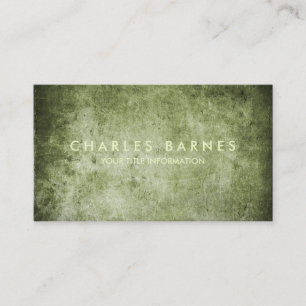 Carte de visite Green Grunge