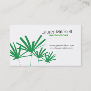 CARTE DE VISITE GREEN PALMS