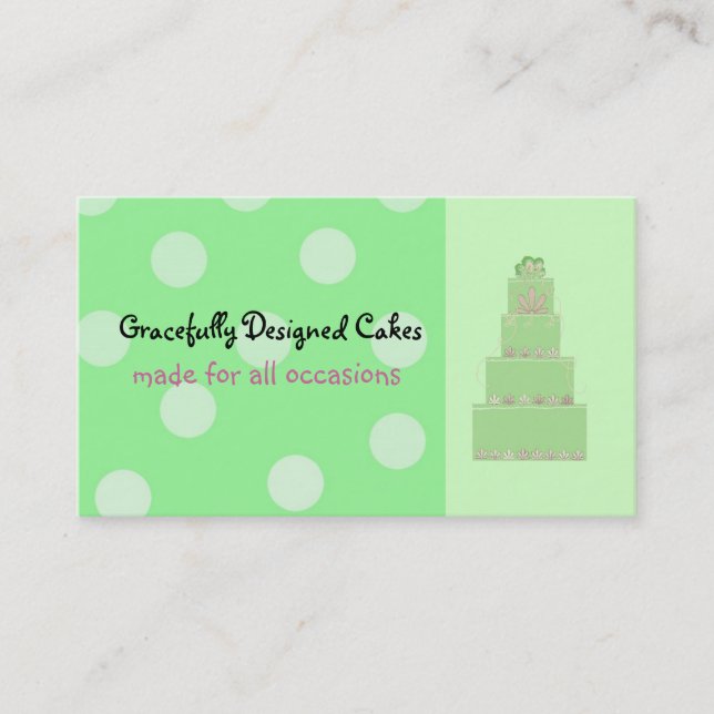 Carte De Visite Green Sherbet (Devant)