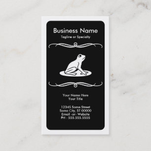 Carte De Visite grenouille