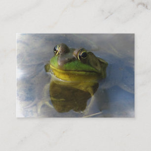Carte De Visite Grenouille avec Attitude ATC