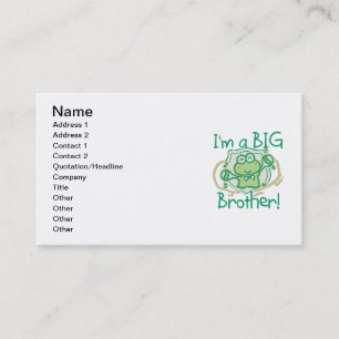 Carte De Visite Grenouille Big Brother