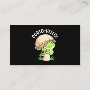 Carte De Visite Grenouille Et Champignons