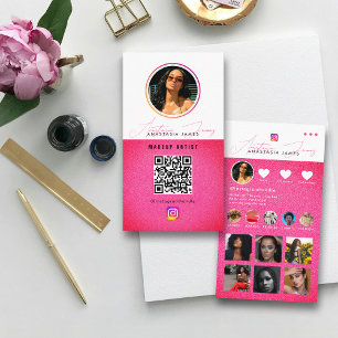 Carte De Visite Grille de flux photo Influencer Médias sociaux Cod