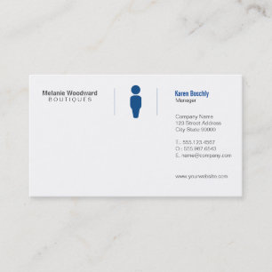 Carte De Visite Grille simple