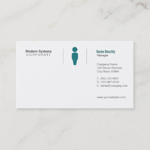 Carte De Visite Grille simple