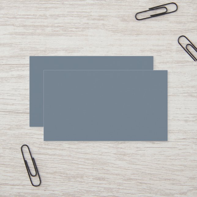 Carte de visite Gris ardoise (Devant/Arrière en situation)
