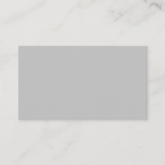 Carte de visite gris argenté (Devant)