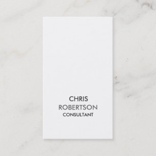 Carte de visite gris blanc noir vertical