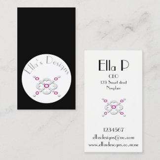 Carte de visite gris de conception simple