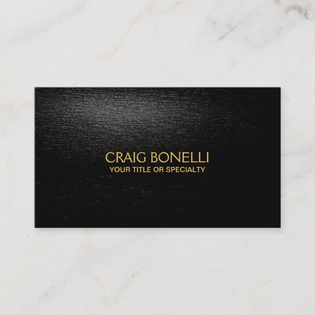 Carte de visite gris noir clair (Devant)