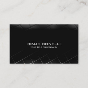Carte de visite gris noir clair