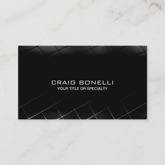 Carte de visite gris noir clair (Devant)