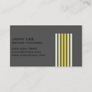 Carte De Visite Gris Noir Gris Gris Moderne Simple Professionnel