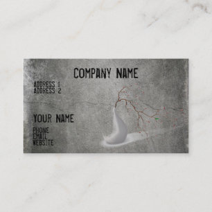 Carte de visite grise cool