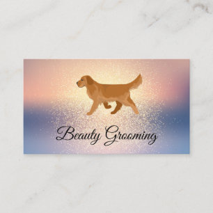 Carte De Visite Groomer de chien de beauté   Chien courant