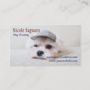 Carte De Visite Groomer d'entraîneur de chien