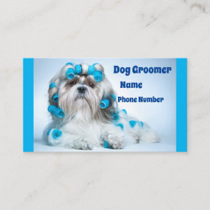 Carte De Visite Groomer des chiens