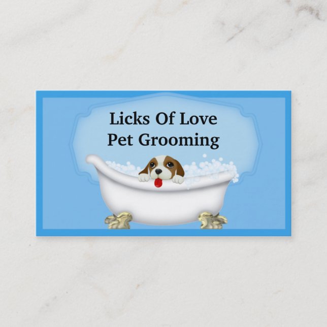 Carte de visite Grooming (Devant)