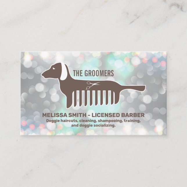 Carte De Visite Grooming | Nettoyeur | Boke (Devant)