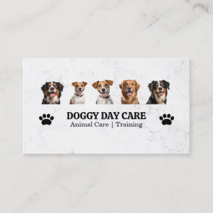Carte De Visite Groupe de chiens   Protection des animaux   Boutiq