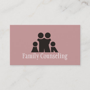 Carte De Visite Groupe de conseil familial Coach de vie en thérapi
