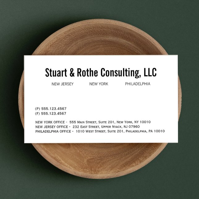 Carte De Visite Groupe de consultants professionnels (Créateur téléchargé)