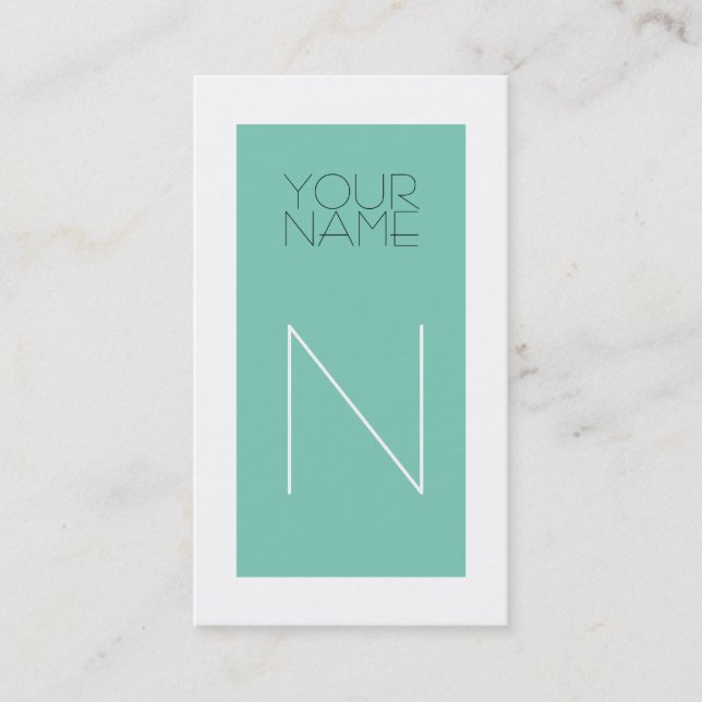 Carte De Visite Groupon Art déco (Devant)