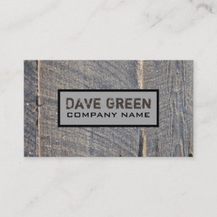 Carte De Visite grunge bois Rénovation menuiserie Construction