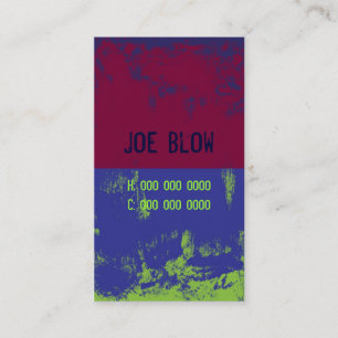 Carte De Visite Grunge-Carte 1