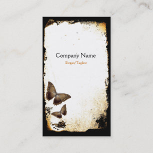 Carte De Visite Grunge de papillon