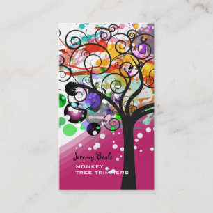 Carte De Visite ♥♥♥♥ grunge de trimmers d'arbre de PixDezines