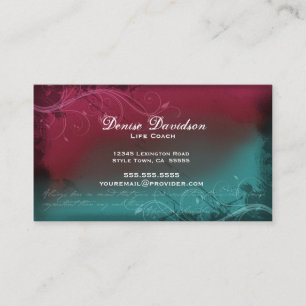 Carte de visite grunge élégant 2