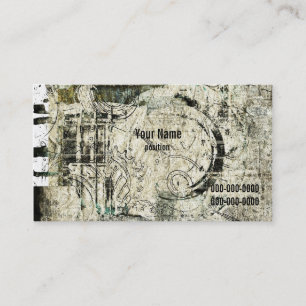 Carte De Visite grunge industrielle