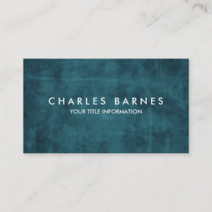 Carte de visite Grunge turquoise
