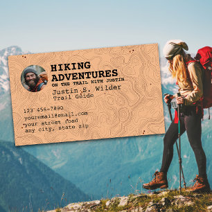 Carte De Visite Guide de piste randonnée