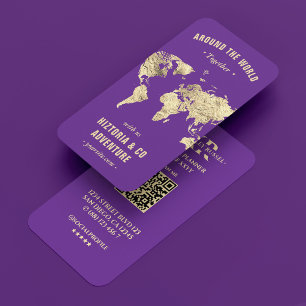Carte De Visite Guide d'excursion Planificateur de voyage Plan du