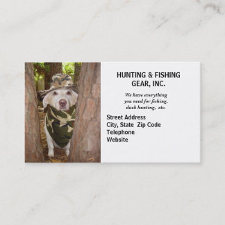 Carte De Visite Guide/vitesse de chasse