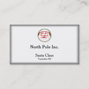 Carte De Visite Guirlande du père noël
