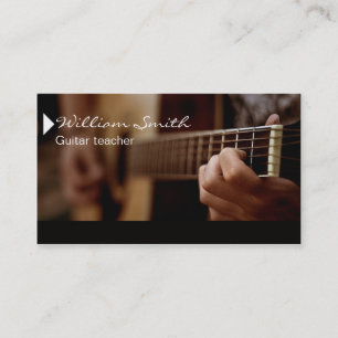 Carte De Visite Guitar Teacher