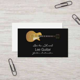 Carte De Visite Guitare