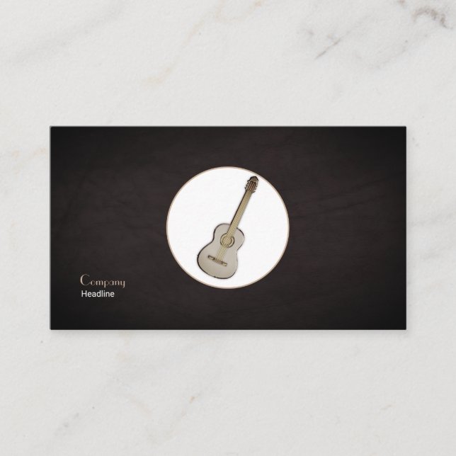 Carte De Visite Guitare (Devant)